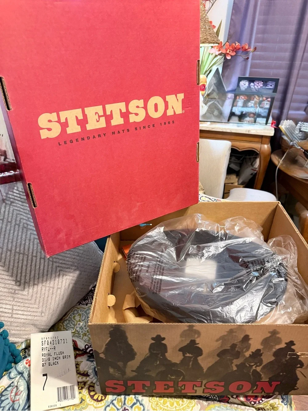 Stetson Men’s Black Western Hat